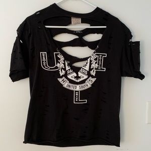 LF FURST OF A KIND VINTAGE GRAPHIC V NECK